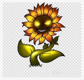 Evil Sunflower Clipart Common Sunflower Clip Art - Sunflower