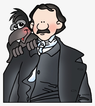 Raven Clipart Clip Art - Edgar Allan Poe Clipart
