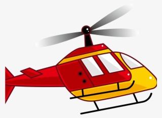 Helicopter Clipart Yellow Helicopter