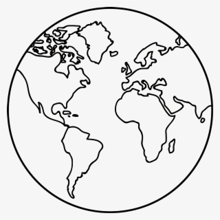 Earth Black And White Outline Transparent Earth White Png Transparent Png 2555x2555 Free Download On Nicepng