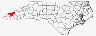 Map Of North Carolina Highlighting Swain County