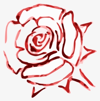 Red Rose Transparent Art
