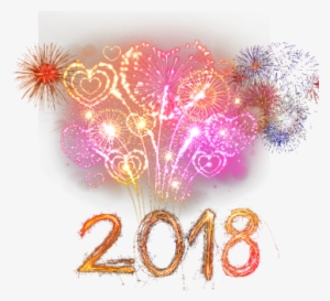 Happy New Year Fireworks Png Free Download - Png Happy New Year 2018