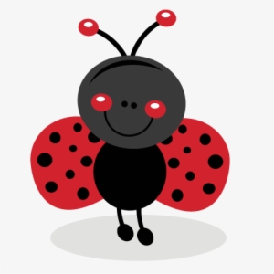Black And White Library Ladybug Clipart Png - Cute Ladybug