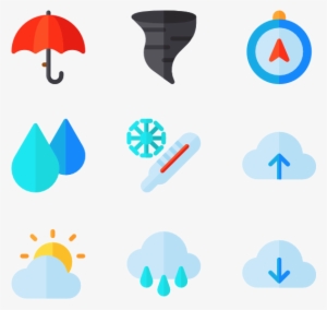 Weather - Rain Fall Icon Png
