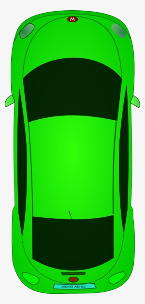 See Clipart Taxi Top - Top Of Green Car Png