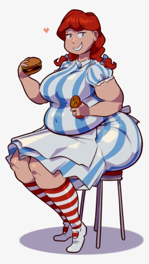 Hamburger Clothing Cartoon Fictional Character Joint - Thick Wendy's