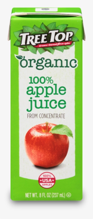 Organic Apple Juice Box - Tree Top Organic 100% Apple Juice 8 Fl. Oz. Aseptic