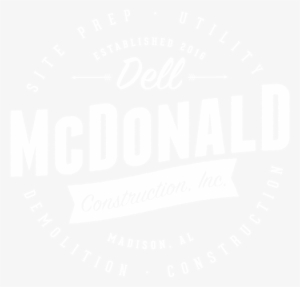 Dell Mcdonald Construction - Label