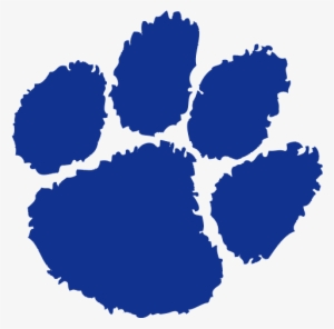 Yellow Tiger Paw Logo Clipart - Rabun County Wildcats