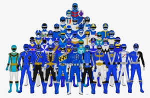 All Blue Power Rangers Together