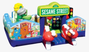 Sesame Street Learning Bounce House - Sesame Street Bounce House Rental Near Me