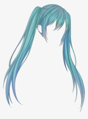 Hatsune Miku Hair Png Transparent PNG - 524x706 - Free Download on NicePNG
