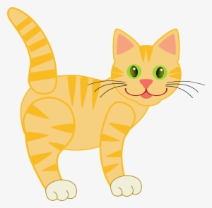 Yellow Tiger Cat By Deb Pinterest Tigers - Cat Clipart