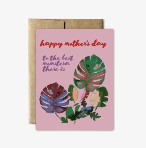 Monstera Mother's Day - Ferme À Papier By Cat Seto