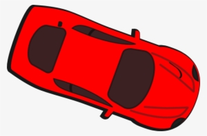 Red Car Top View Png - Red Car Clipart Top View