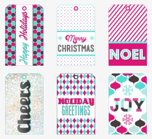 The Christmas Joy Collection - Gift Tags Transparent Christmas