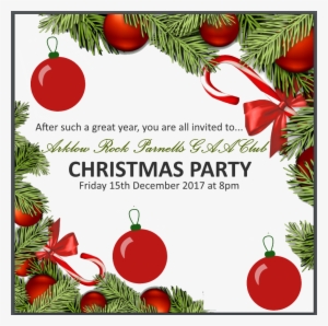 There Will Be A Hot Buffet, Music And The Bar Will - Christmas Party