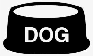 Dog Plate For Food Vector - Circle