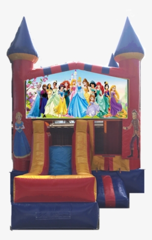 Combo Castle Front Slide Disney Princess $150 - Portable Network Graphics