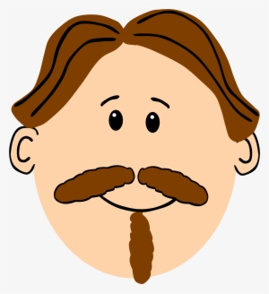 This Free Icons Png Design Of Man With Brown Hair Mustache
