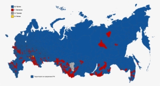 2000 Russian Presidential Election Map - Povolzhye Economic Region Russia