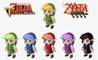 Triforce Drawing Heroes Graphic Freeuse - Nintendo Zelda Tri Force 3ds