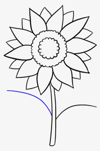 Sunflowers Png Tagalog Ng Picture Royalty Free Download - Sketch Picture Of Sunflower