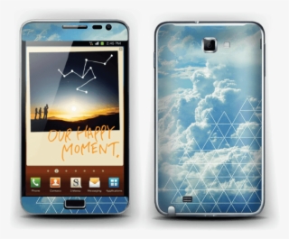 Nubes Y Triángulos - Samsung Galaxy Note 1 Pink