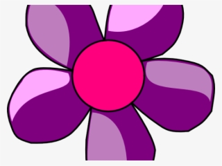 Purple Rose Clipart - Blue Colour Flower Clipart