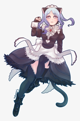 “a Commission Of Flora From Fire Emblem With Cat Ears - Cartoon
