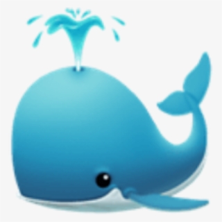 Whale Whales Cute Blue Water Emoji Imoji Applemoji - Old Iphone Whale Emoji