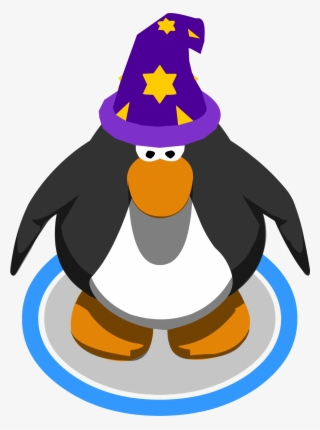 Purple Wizard Hat Ingame - Png Club Penguin Penguins