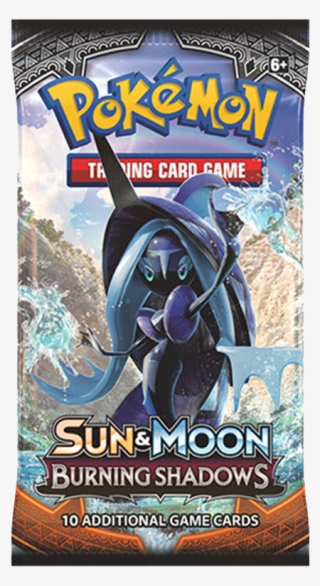 Pokémon Tcg Sun & Moon Burning Shadows Booster Pack - Pokemon Sun And Moon Burning Shadows Booster Pack Png