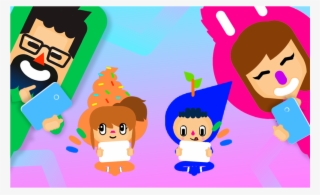 Your Whole Family In One Place - Cartoon