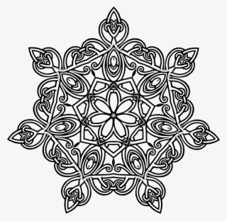 Download Full Size Version Click Here - Floral Geometric Designs