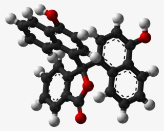 Naphtholphthalein 3d Balls - Molecule