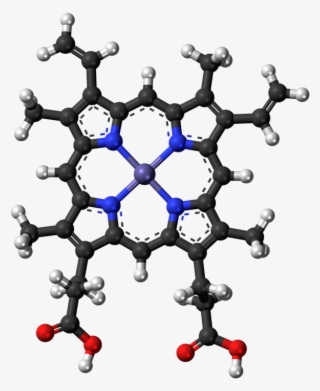 Heme B 3d Ball - Iron Phthalocyanine Carbon Orr