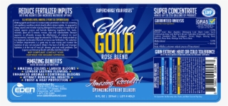 Blue Gold Rose Flower Bloom Booster Root Stimulator - Blue Gold Garden Blend Yah12