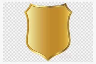 Badge Clipart Badge Police Clip Art - Escudo Dorado Png