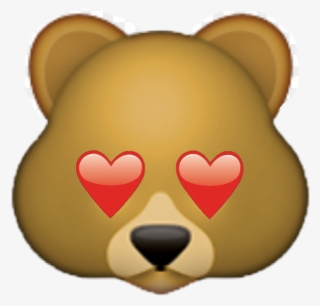 Emoji Teddybear Teddylove Heart Bear - Polar Bear Emoji Png