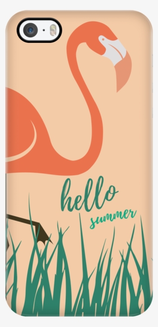 'hello Summer Flamingo' Summer Quotes Iphone Case - Quotation