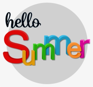 Summer Word Logo With Transparent Background