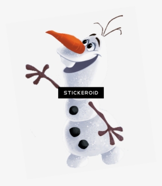 Olaf Looking Up - Transparent Olaf Clipart