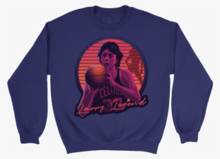Crewneck Sweatshirt / Purple / S Retro Larry Bird Sweatshirt - College Dropout Crew Neck