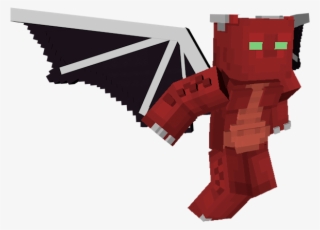 S I Had To Use Ender Dragon Wings Because I Couldn't - Minecraft Dragon Wings Skin
