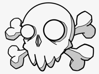 Vector Library Library Skull Clean By Cameron - Doodle Art Png