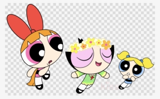 The Powerpuff Girls Clipart Blossom, Bubbles, And Buttercup - The Powerpuff Girls