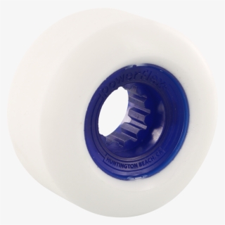 Powerflex Wheels Gumballs 60mm 83b Dark Blue Core - Powerflex Skateboards Gumball White / Blue Skateboard