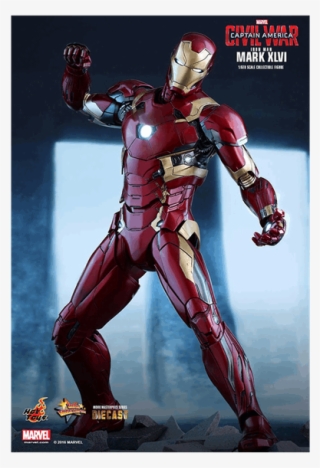 1 Of - Iron Man Mk 46: Xlvi: Civil War: Hot Toys
